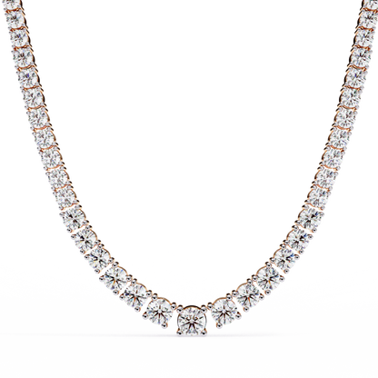 Majesta Bold Link Tennis Lab Grown Diamond Necklace