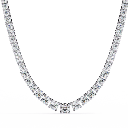 Majesta Bold Link Tennis Lab Grown Diamond Necklace
