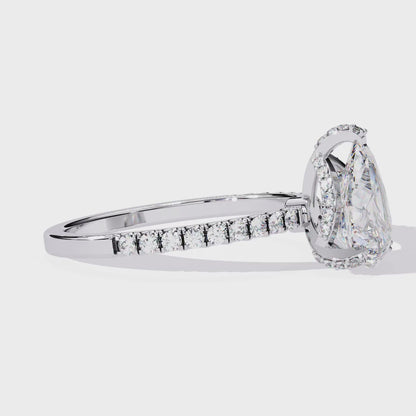 Eternal Drop Pear Lab Grown Diamond Ring