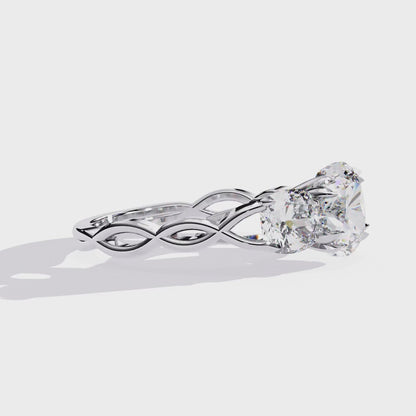 Celeste Trilogy Lab Grown Diamond Ring