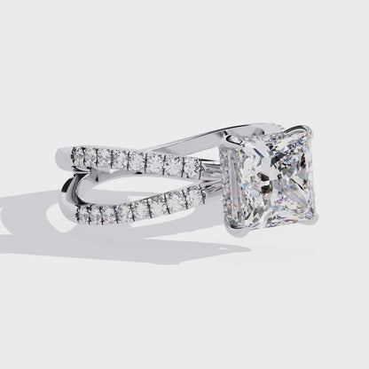 Crown Princess Lab Grown Diamond Ring