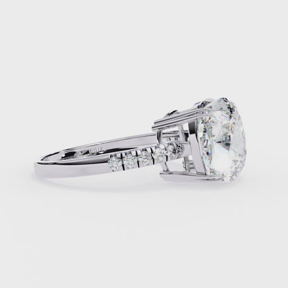 Eterna Cushion Lab Grown Diamond Ring