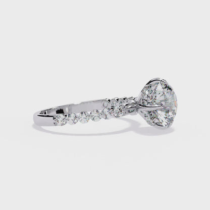 Eclipse Pavé Lab Grown Diamond Ring