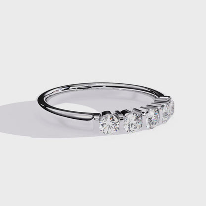 Radiant Five Lab Grown Diamond Band