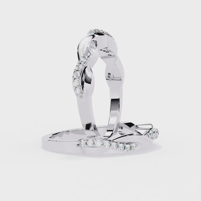Eternal Weave Lab Grown Diamond Ring