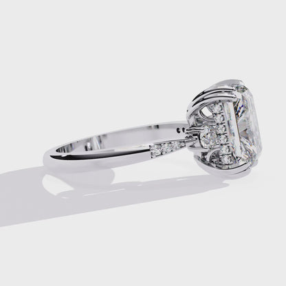 Radiant Majesty Lab Grown Diamond Ring