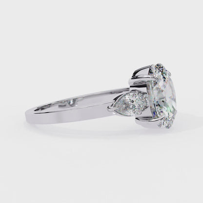 Sylvie oval Embrace Trilogy Ring