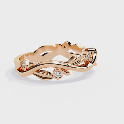 Whispering Willow Lab Grown Diamond Ring