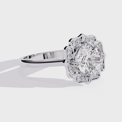 Sovereign Cushion Glow Lab Grown Diamond Ring