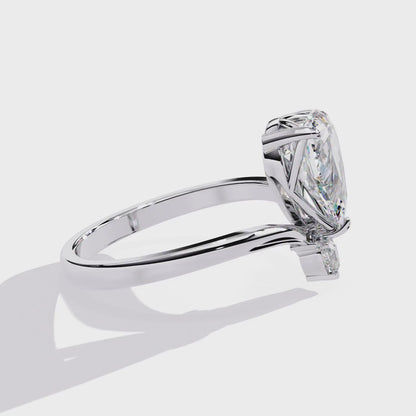 Aurora Grace Pear Lab Grown Diamond Ring