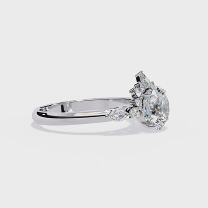 Regal Halo Lab Grown Diamond Ring
