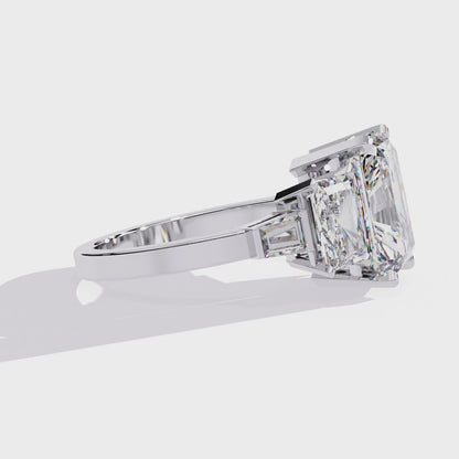 Radiant Harmony Lab Grown Diamond Ring