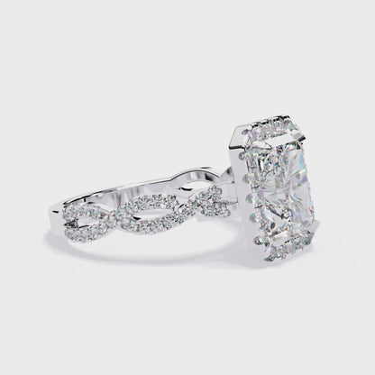 Majestic Twist Lab Grown Diamond Ring