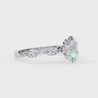 Seraphina Oval Horizon Ring