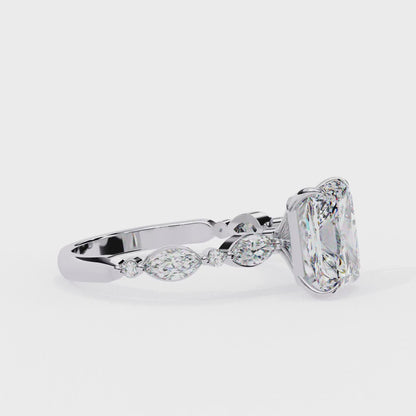 Valora Round Lab Grown Diamond Ring