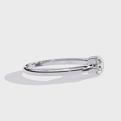 Pure Grace Oval Lab Grown Diamond Ring