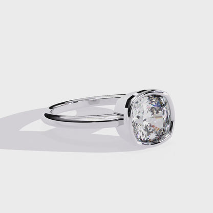 Cushion Blossom Lab Grown Diamond Ring