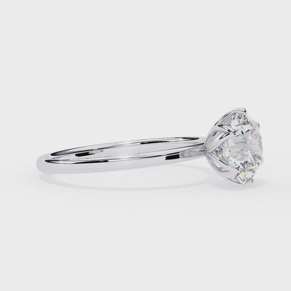 Liora Lab Grown Diamond Round Blossom Ring