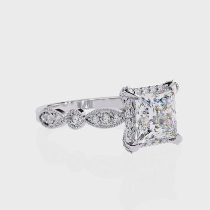 Sovereign Princess Lab Grown Diamond Ring