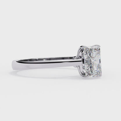 Solene Radiant Solitaire lab grown diamond ring