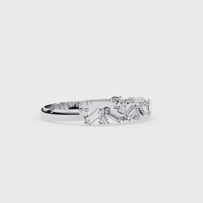 Cascade Cluster Lab Grown Diamond Ring