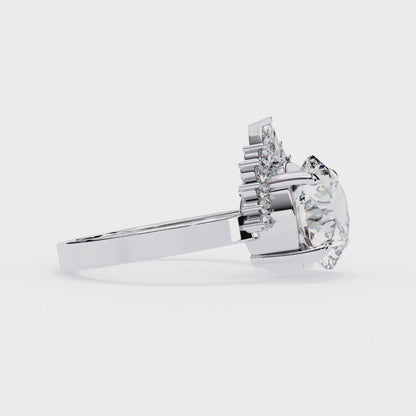 Aurora Crown Lab Grown Diamond Ring