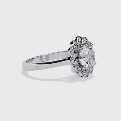 Blossom Radiance Lab Grown Diamond Ring
