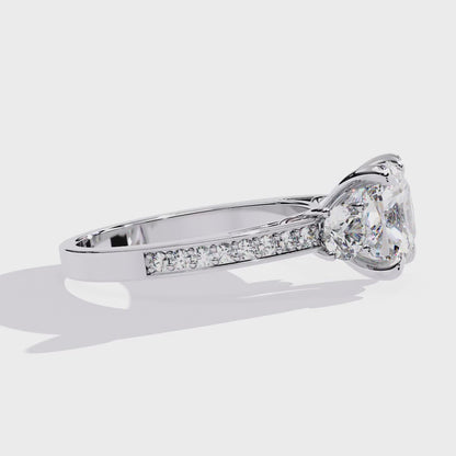 Trinity Radiance Lab Grown Diamond Ring