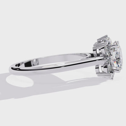 Radiance Cluster Lab Grown Diamond Ring