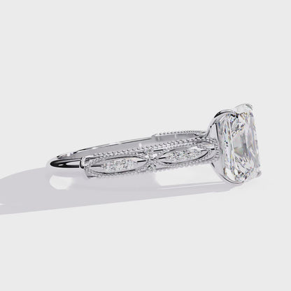 Radiant Spark Lab Grown Diamond Ring