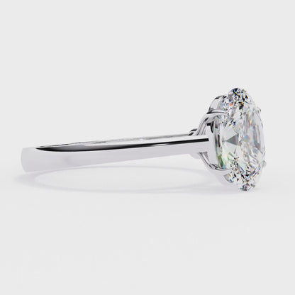 Lab Grown Diamond Oval Classic Ring