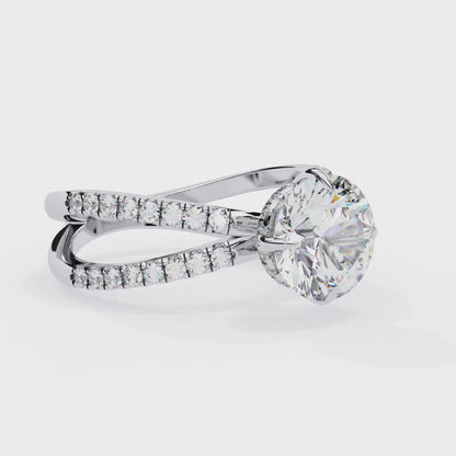 Serene Lab Grown Diamond Infinity Pavé Ring