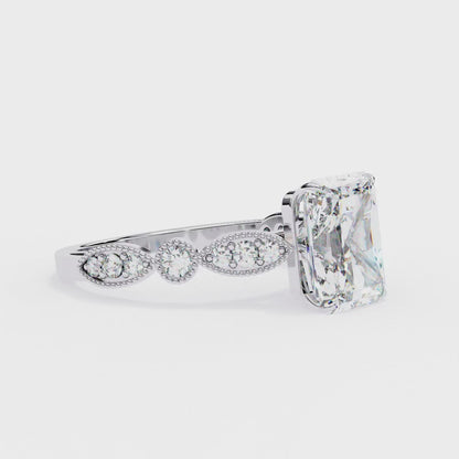 Mireille Lab Grown Diamond Radiant Heirloom